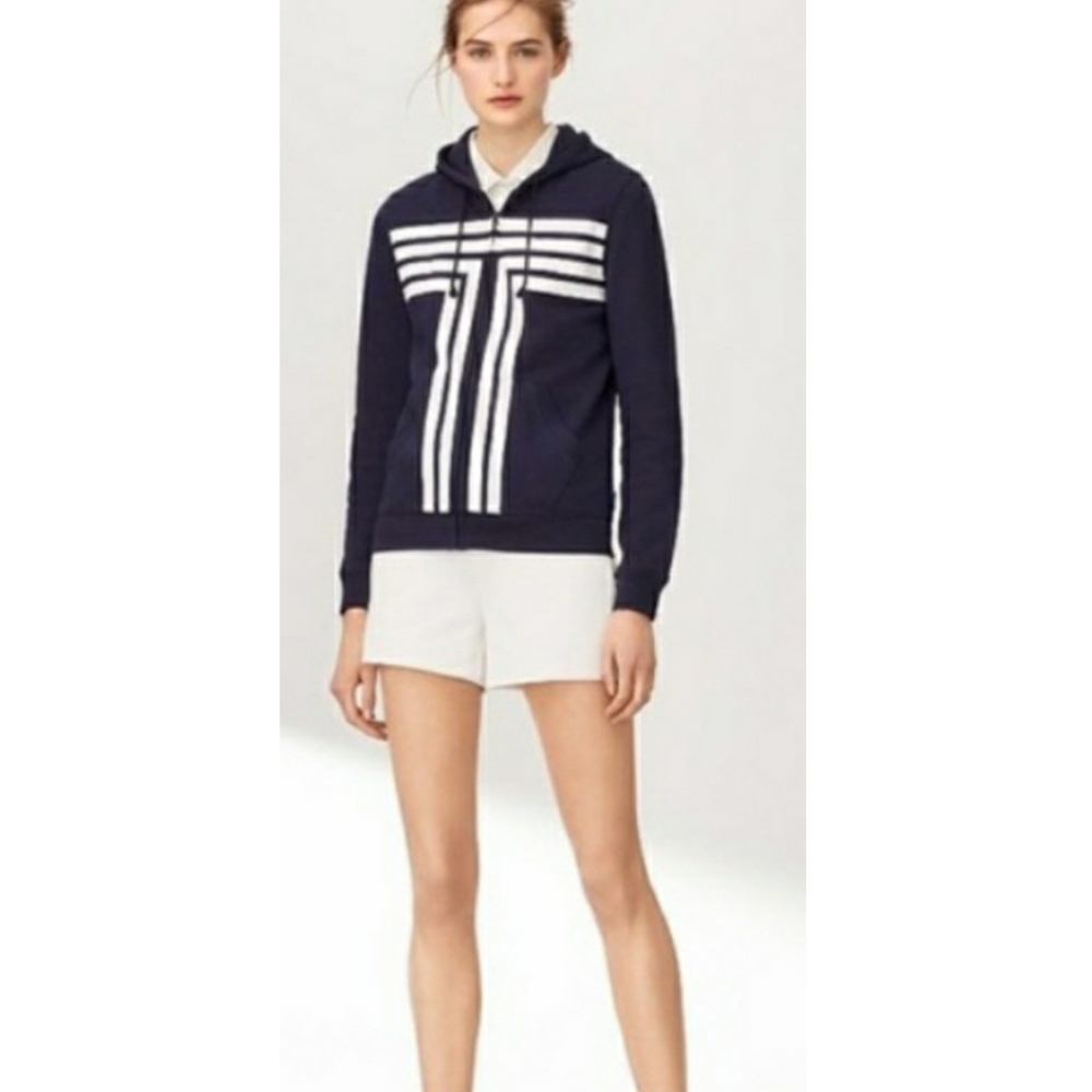🧡 Tory Burch Sport Zip Up Hoodie Sweatshirt